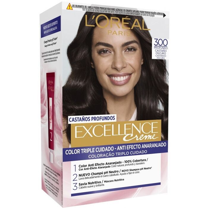 Краска для волос Excellence Creme Tintes Castaños Profundos L'Oréal París, 400 Castaño Profundo nirvana mediterranean excellence