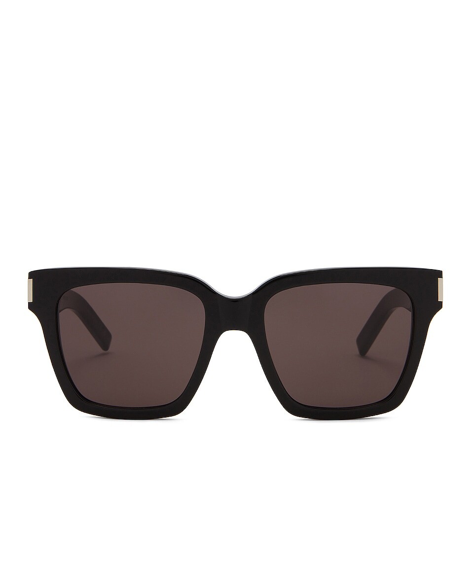 

Солнцезащитные очки Saint Laurent SL 507, цвет Shiny Black & Solid Grey
