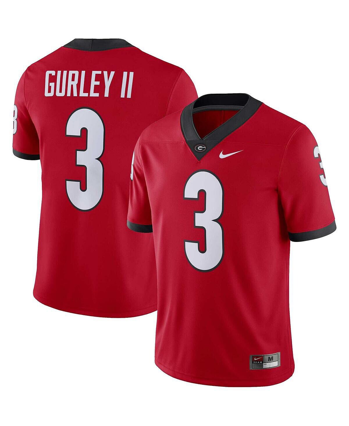 

Мужская майка выпускника Todd Gurley II Red Georgia Bulldogs с именем и номером игры Nike