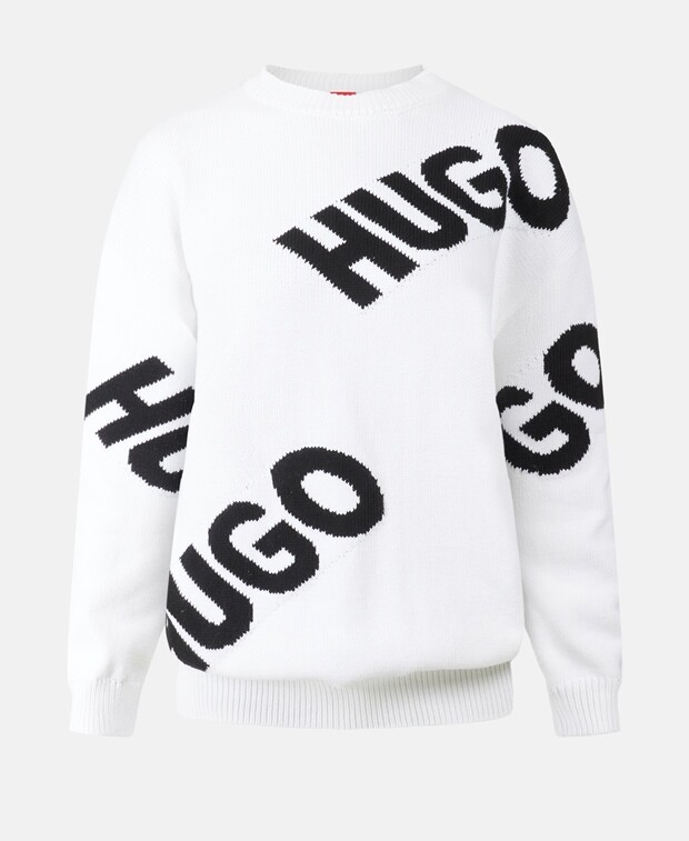 

Джемпер с длинными рукавами Hugo, белый