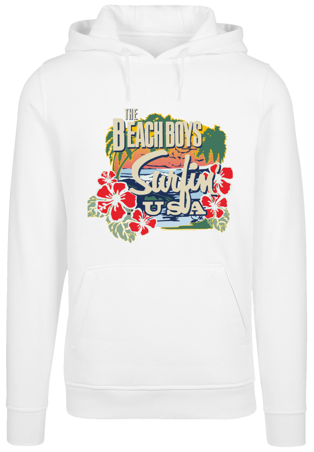 

Свитер F4NT4STIC Hoodie The Beach Boys Musik Band Tropical, белый