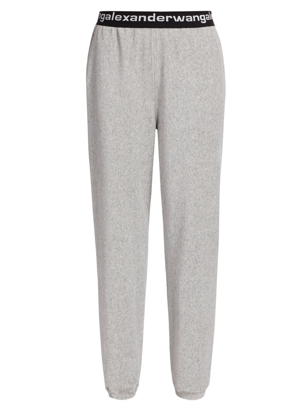

Эластичные брюки с логотипом alexanderwang.t, Серый