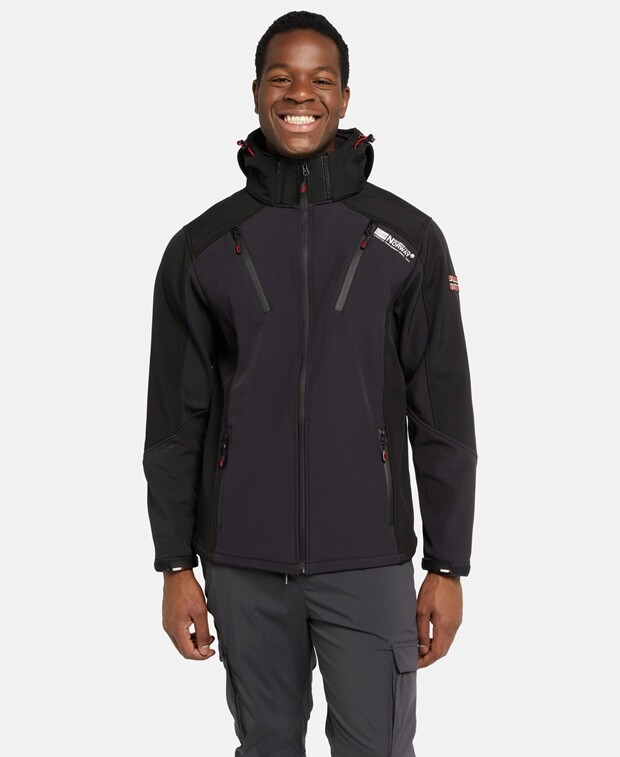 

Функциональная куртка Geographical Norway, темно-синий