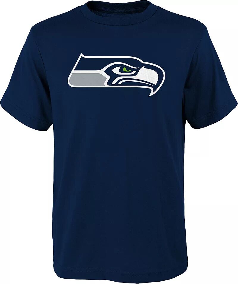 

Молодежная футболка команды Nfl Team Apparel Сиэтл Сихокс с логотипом темно-синей команды