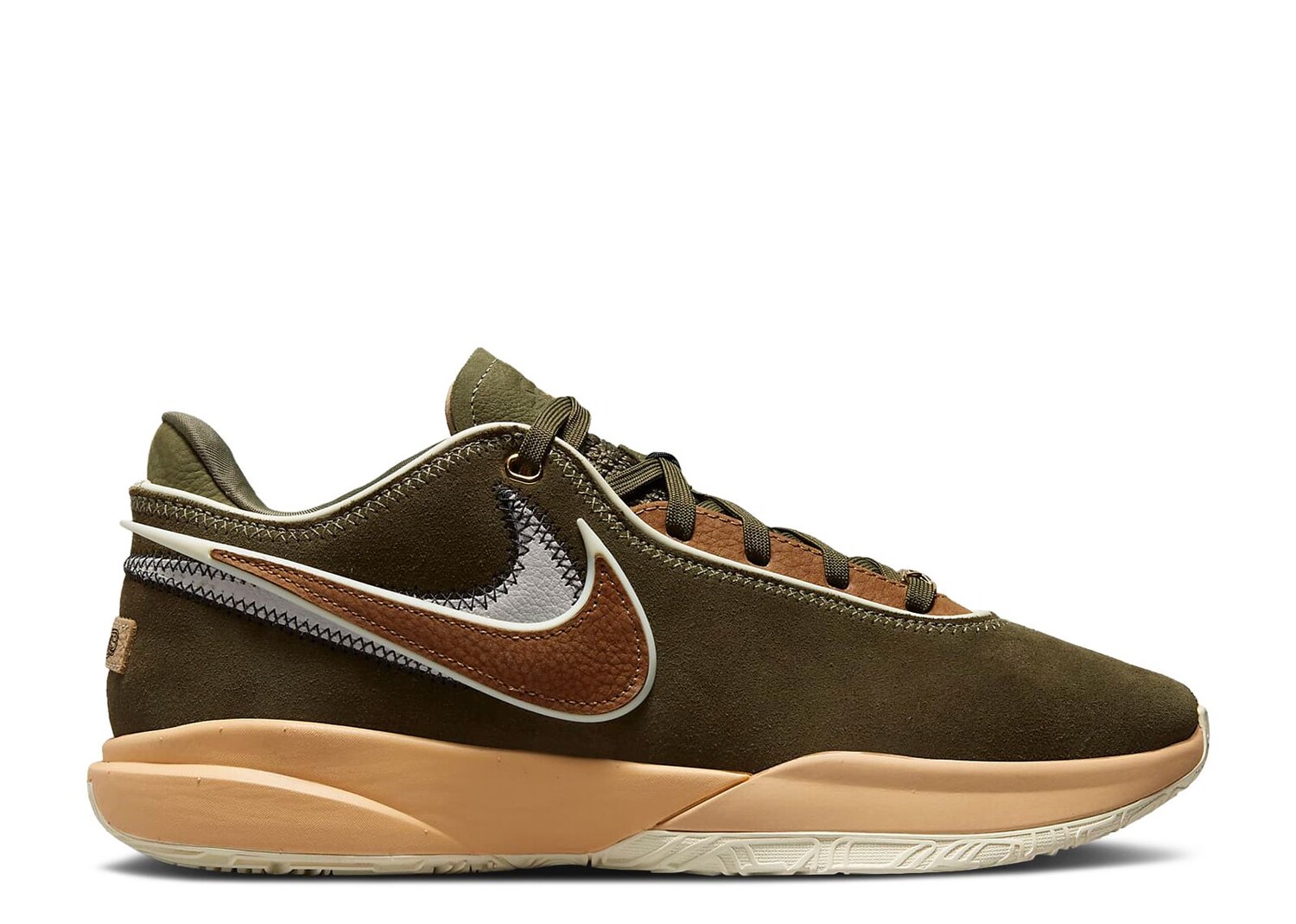 

Кроссовки Nike Lebron 20 Ep 'Olive Green', зеленый, Зеленый;коричневый