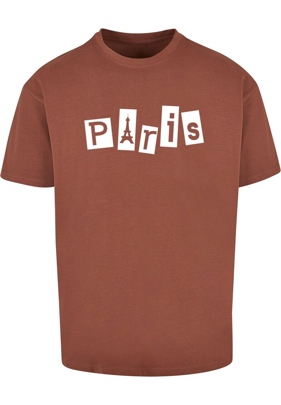 

Футболка Merchcode PARIS X, коричневый