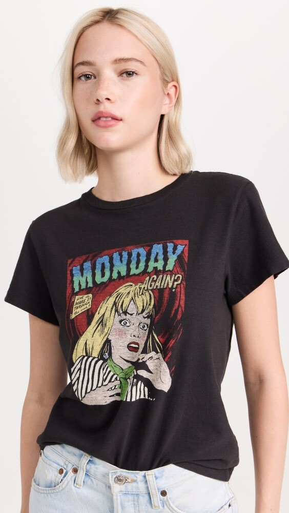 

Футболка RE/DONE Classic Tee Monday Again