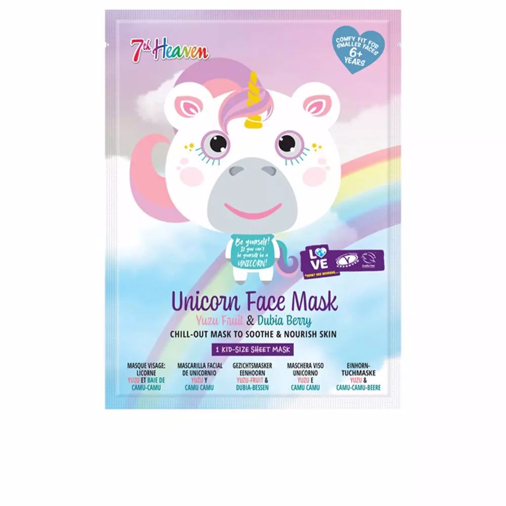 Маска для лица Animal unicorn face mask 7th heaven, 1 шт yada gifts ins trendy cute animal unicorn bracelets