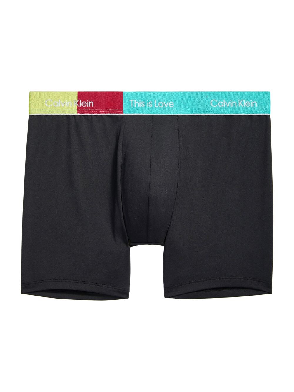 

Трусы-боксеры This Is Love Micro Colorblock Pride Calvin Klein, черный
