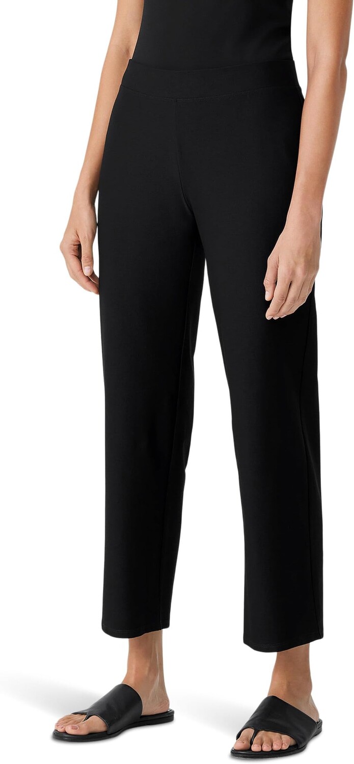 

Прямые брюки до щиколотки Eileen Fisher, черный