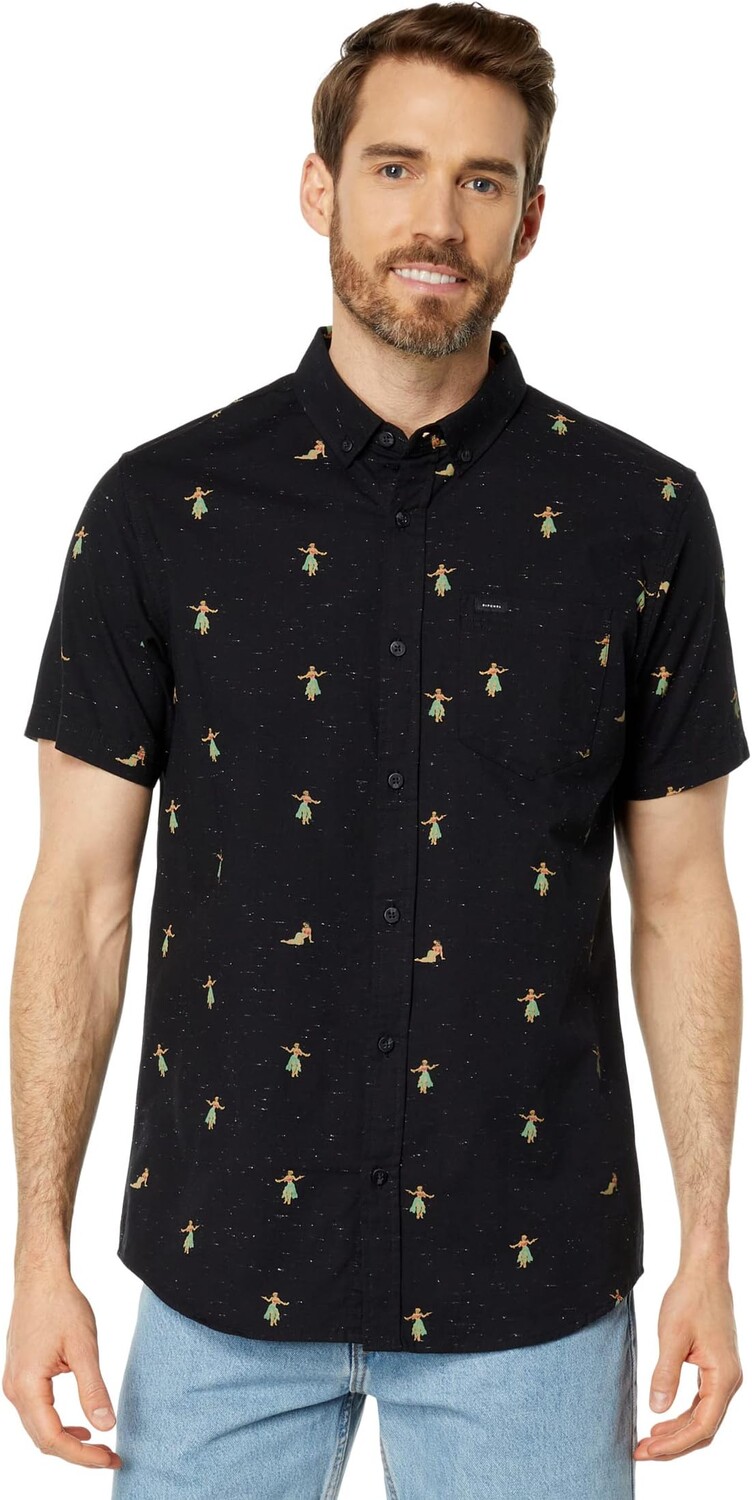 

Рубашка Hula Breach Short Sleeve Woven Rip Curl, черный