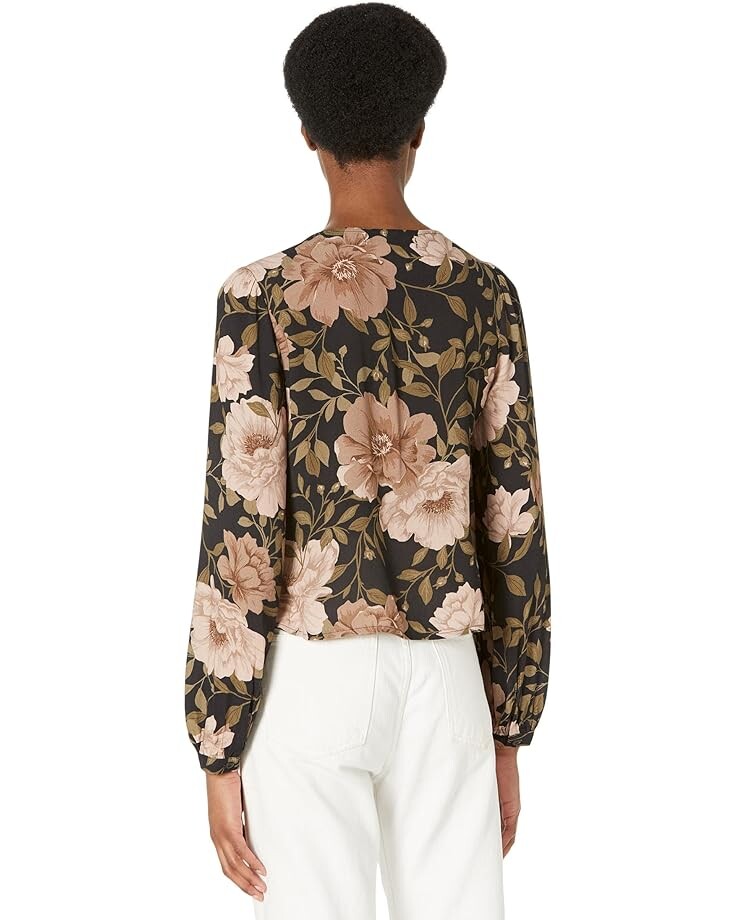 

Топ Saltwater Luxe Kiana Long Sleeve Top, черный