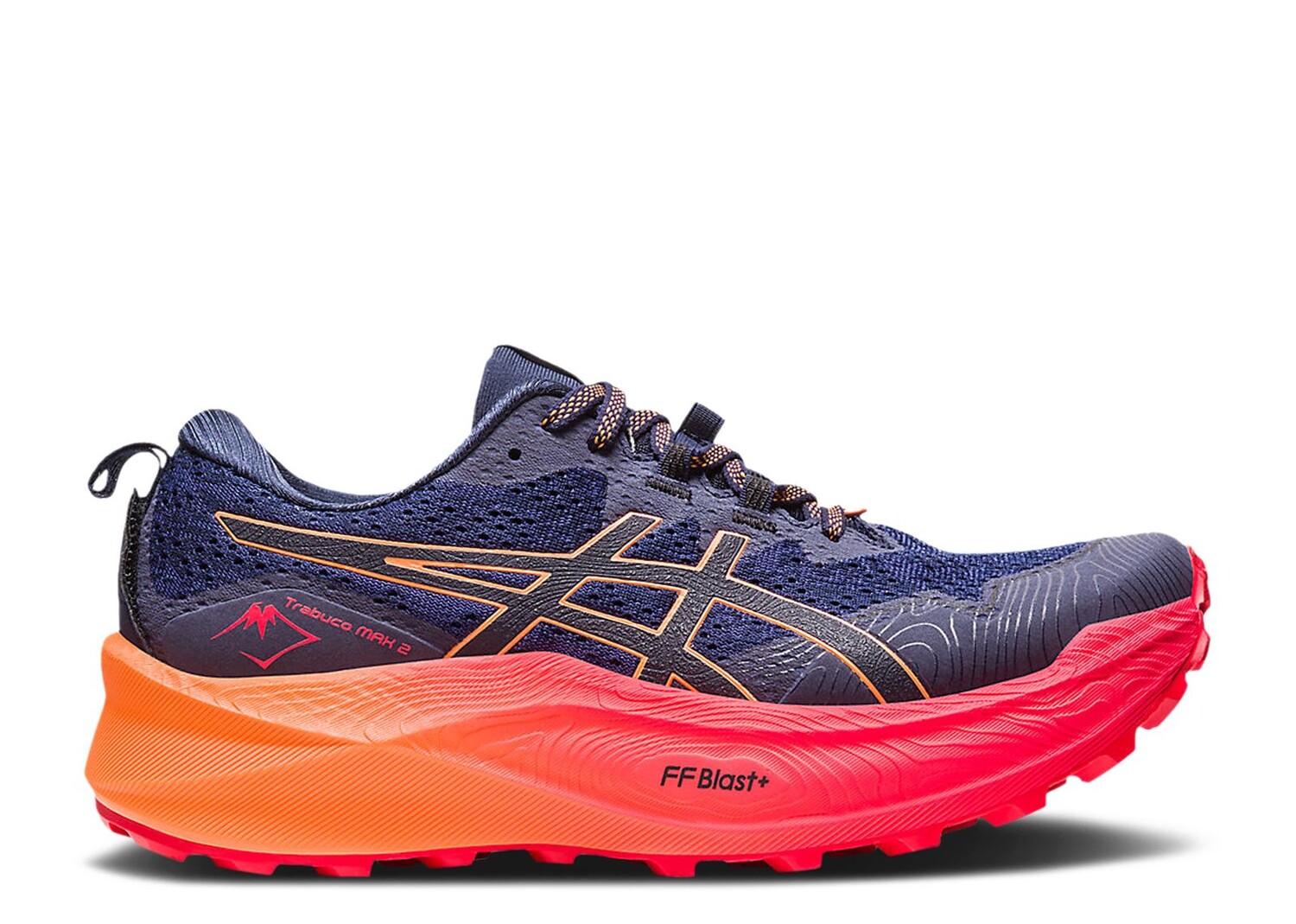 

Кроссовки ASICS Trabuco Max 2 'Midnight Orange', синий, Синий;серый