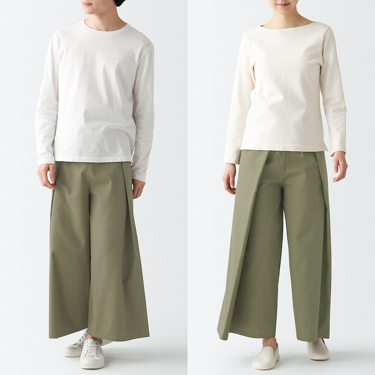 

Брюки для рыбалки, которые легко сохнут MUJI, дымчато-зеленый