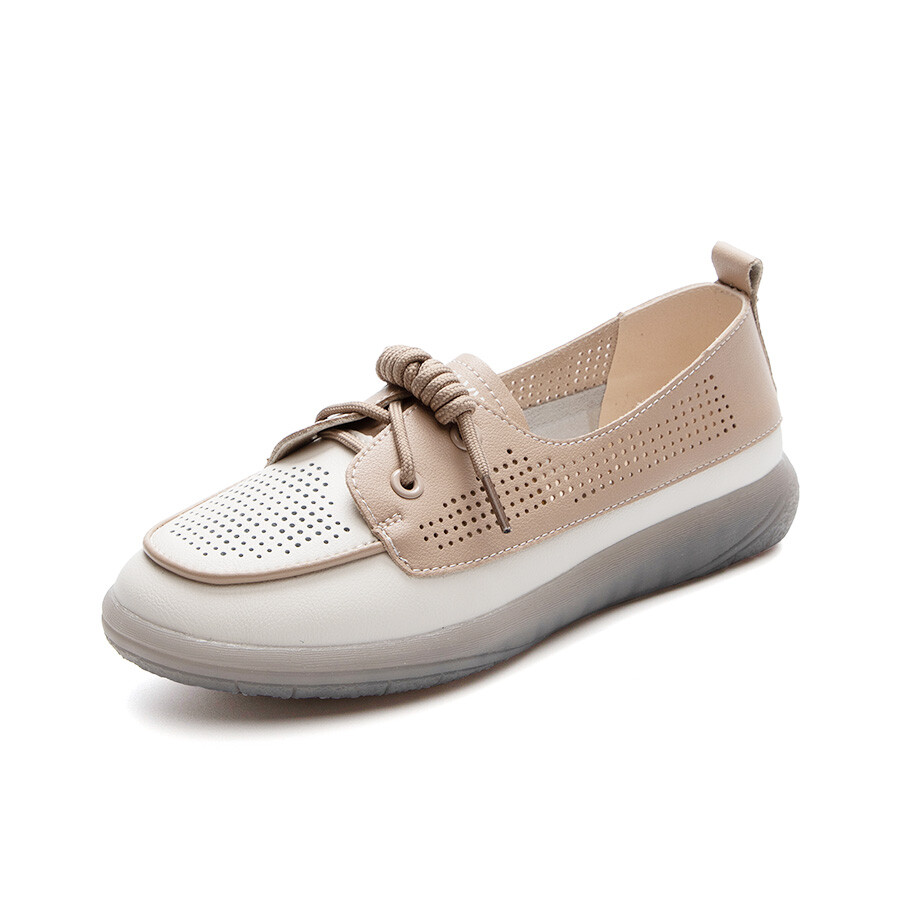 

Туфли женские повседневные Women's Casual Shoes Women's Jnlvwa, цвет Rice dumpling (hollow design)