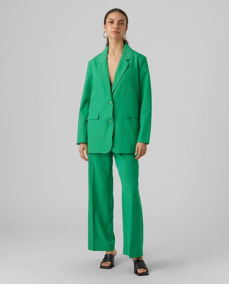 

Женские классические брюки полной длины Vero Moda, зеленый