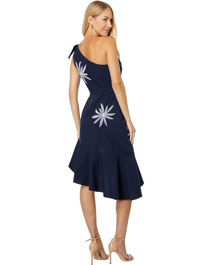 

Платье MILLY Beatrice Embroidery Poplin Dress, темно-синий