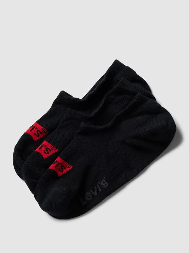 

Носки с этикеткой, в упаковке 3 шт., модель «BATWING LOGO» Levi's, черный