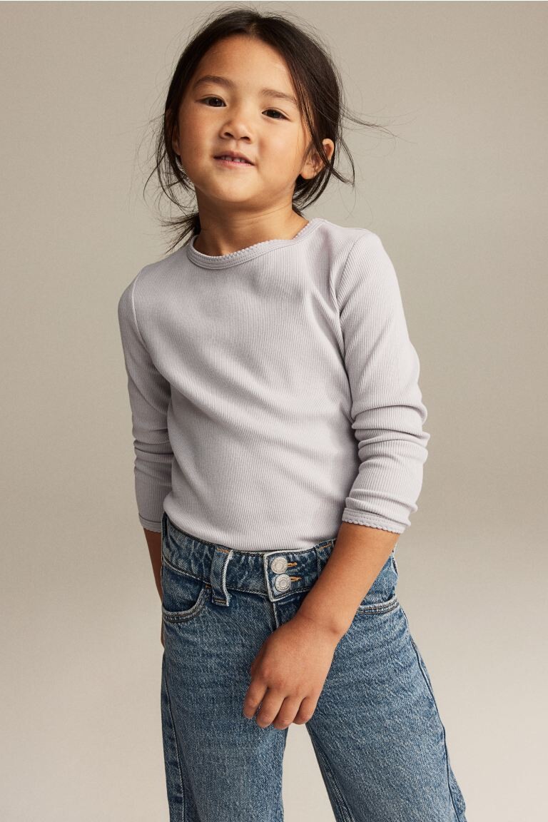 

Комплект из 2 рубашек из хлопка в рубчик H&M