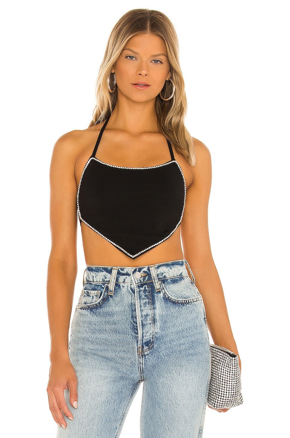 

Топ superdown Xiomara Crop, черный