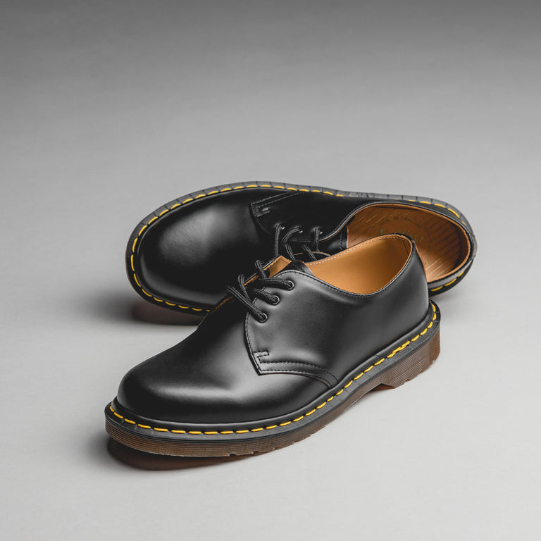 Туфли Martens 1461 3-Eye Shoe Dr. Martens, черный 1461 quad 3 eye shoe