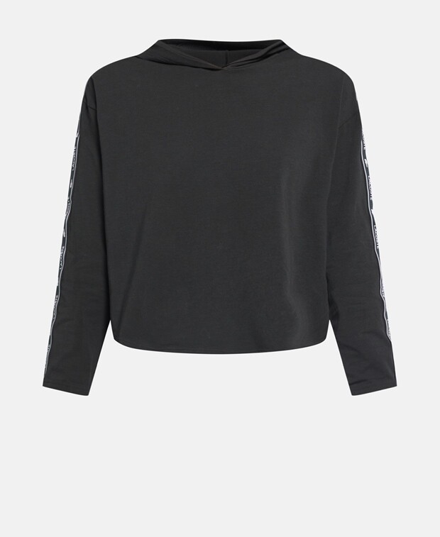 

Худи с капюшоном Lacoste, черный