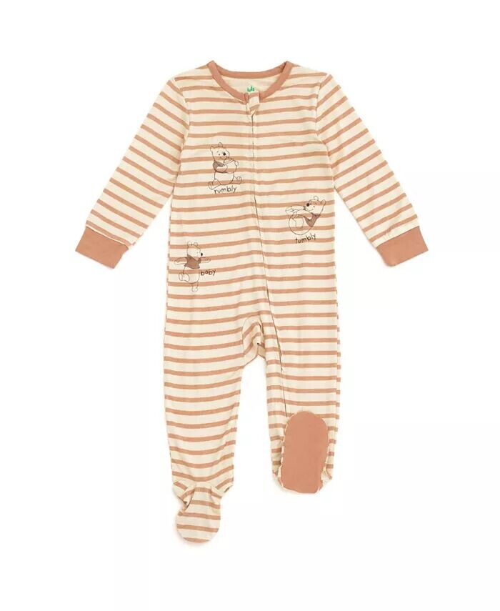 

Baby Boys Winnie the Pooh Baby на молнии для сна и игр от новорожденных до (новорожденные - 24 месяца) Disney, бежевый