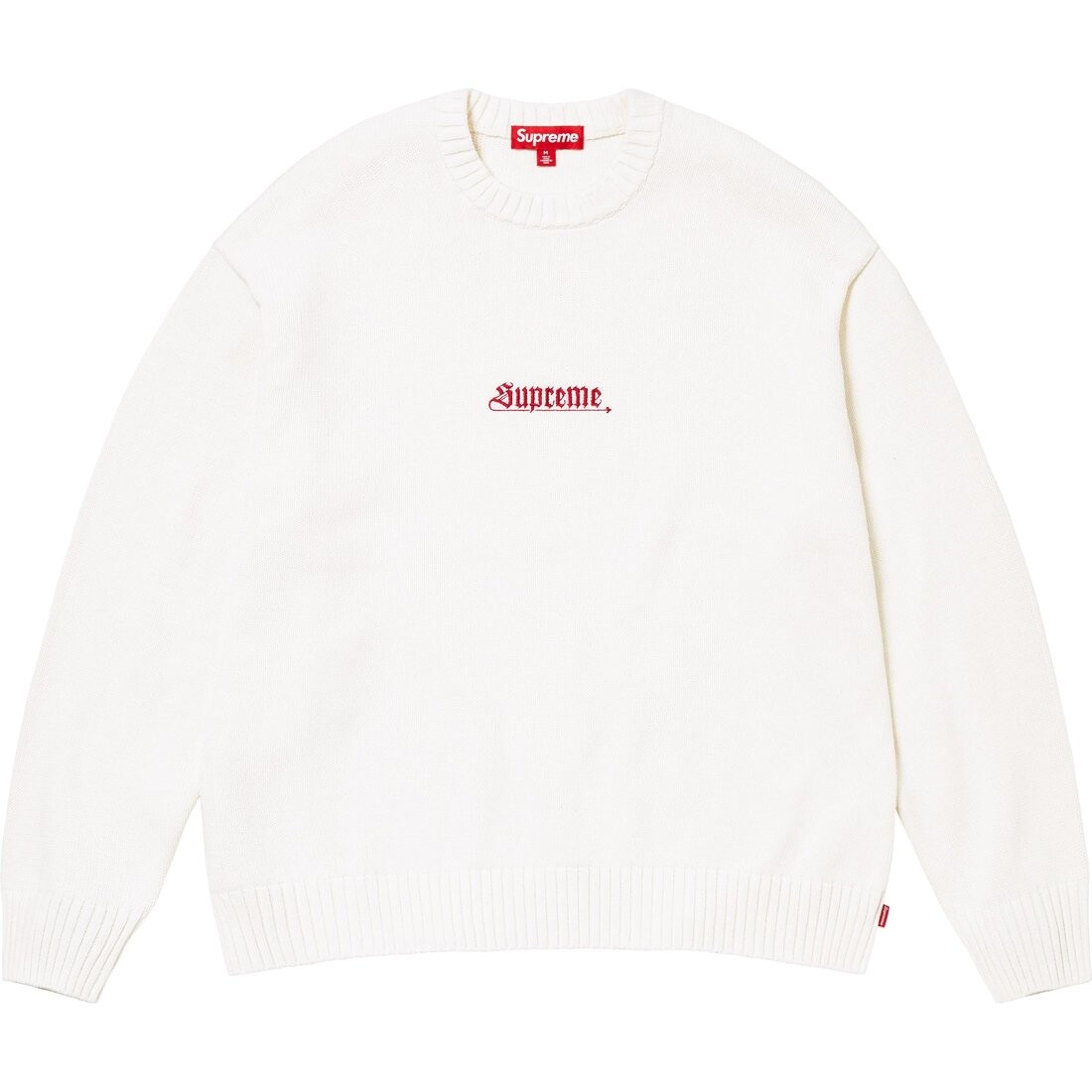 

SS24 Свитер унисекс Supreme, слоновая кость