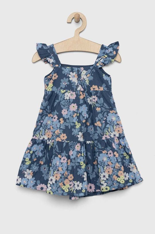 Платье из хлопка для маленькой девочки Gap, мультиколор платье из хлопка для маленькой девочки gap синий