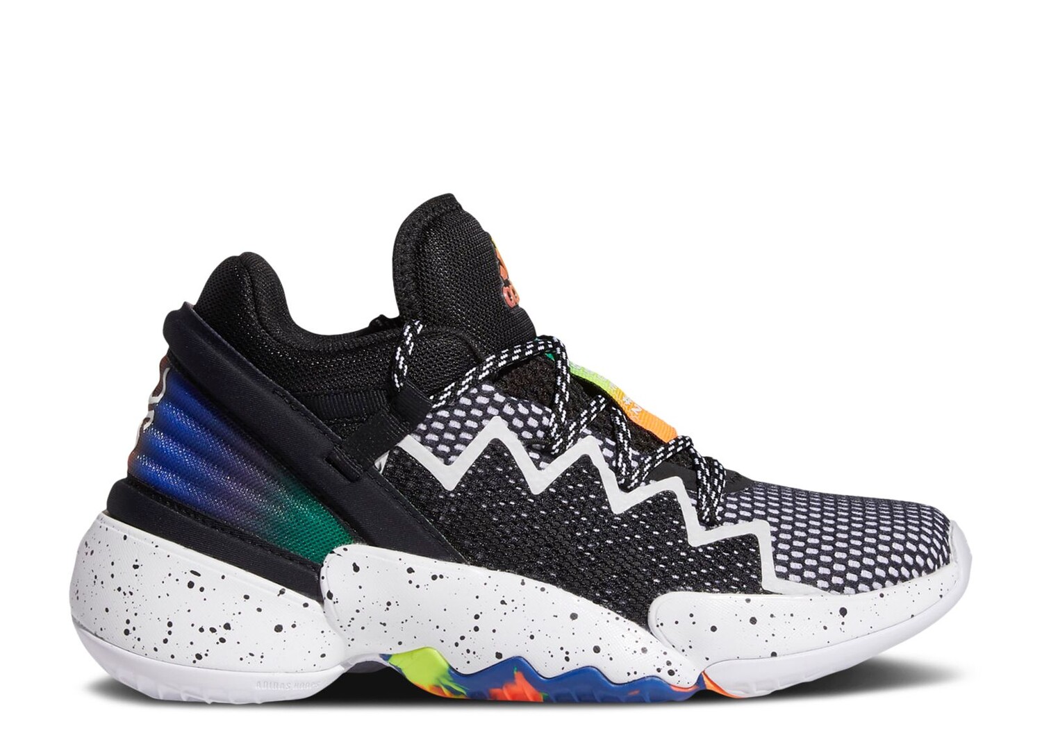 

Кроссовки adidas D.O.N. Issue #2 Big Kids 'Black Multi', черный