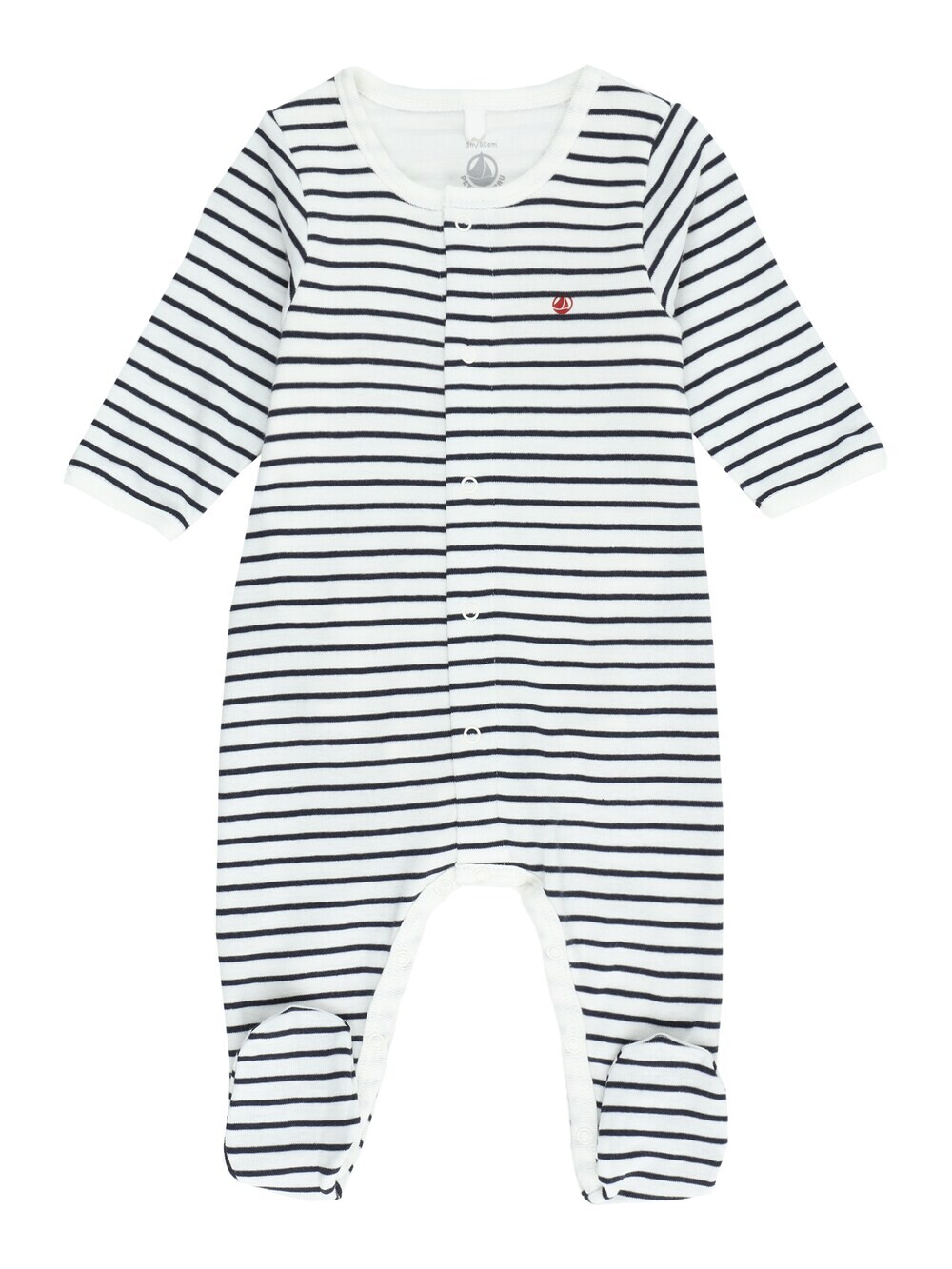 

Комбинезон PETIT BATEAU, синий кобальт/белый