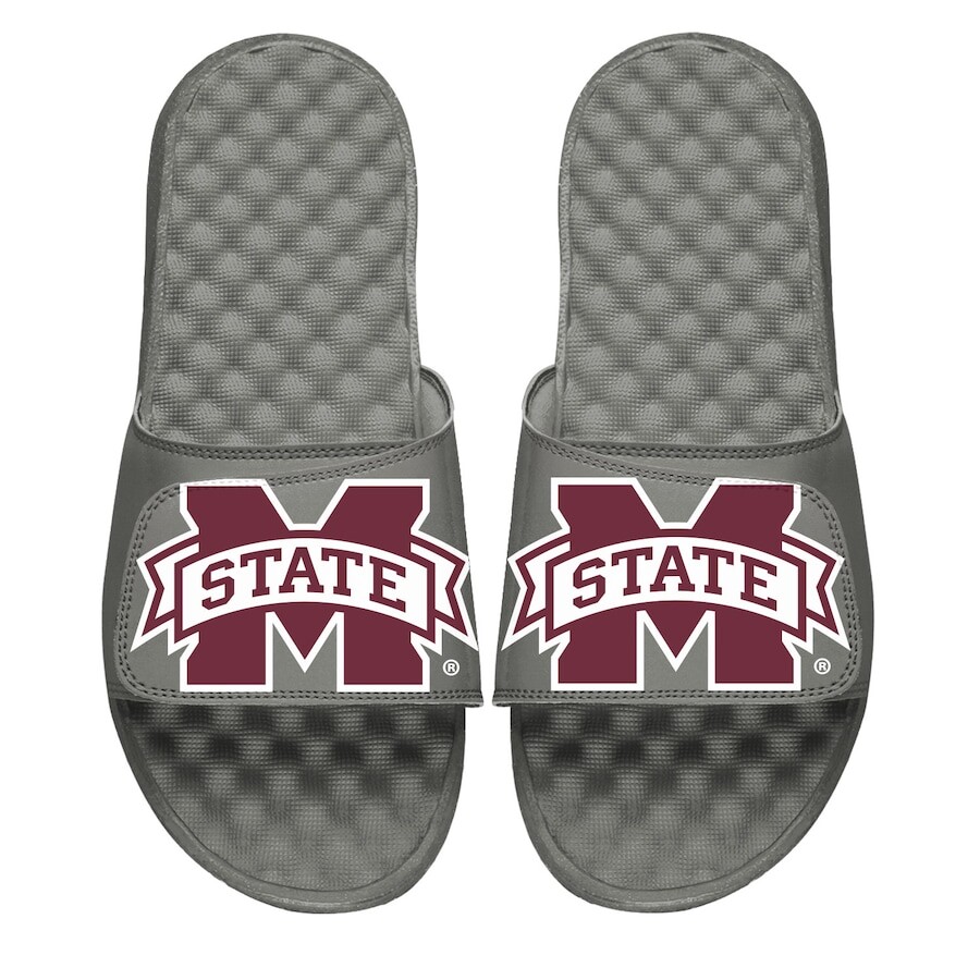 

Шлепанцы ISlide Mississippi State Bulldogs, серый
