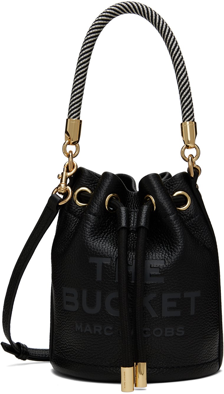 

Черная кожаная сумка Mini Bucket Marc Jacobs