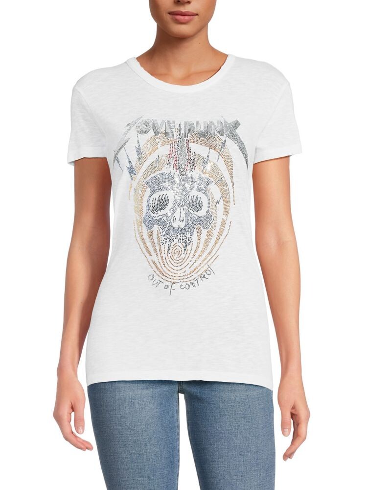 

Украшенная футболка Zadig & Voltaire, цвет Blanc
