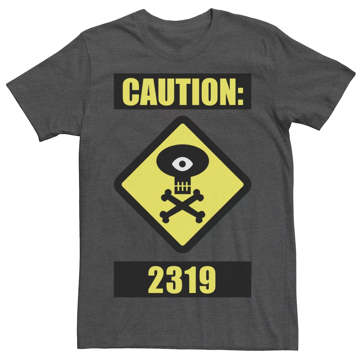цена Мужская футболка Disney/Pixar Monsters University Caution 2319 Disney / Pixar