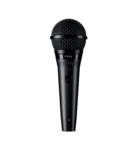 Динамический вокальный микрофон Shure PGA58-XLR вокальный микрофон динамический shure pga58 xlr e