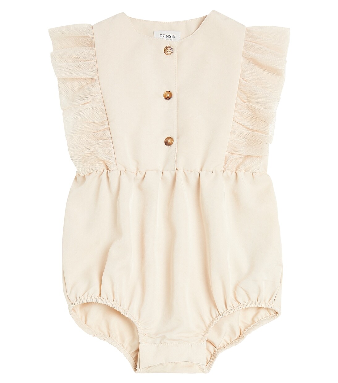 

Боди из джерси и тюля Baby Odine Donsje, коричневый