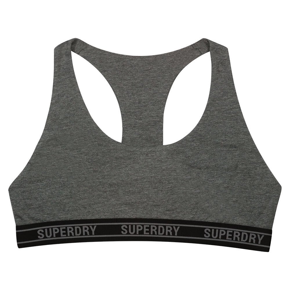 

Бюстгальтер Superdry Crop, серый