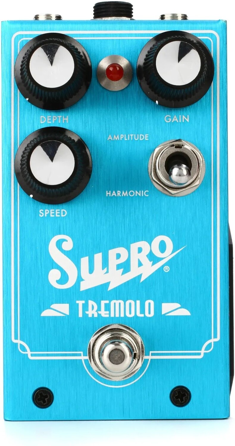 

Supro Tremolo — Амплитудное и гармоническое тремоло и педаль Drive