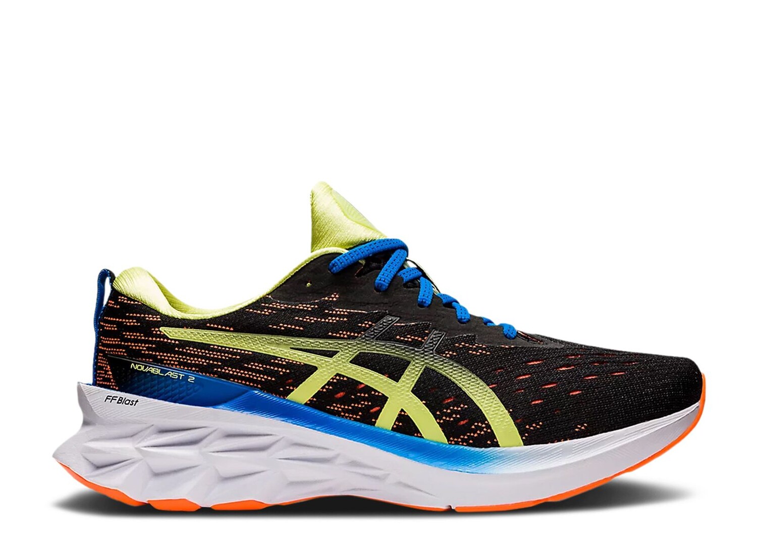 

Кроссовки ASICS Novablast 2 'Black Shocking Orange', черный