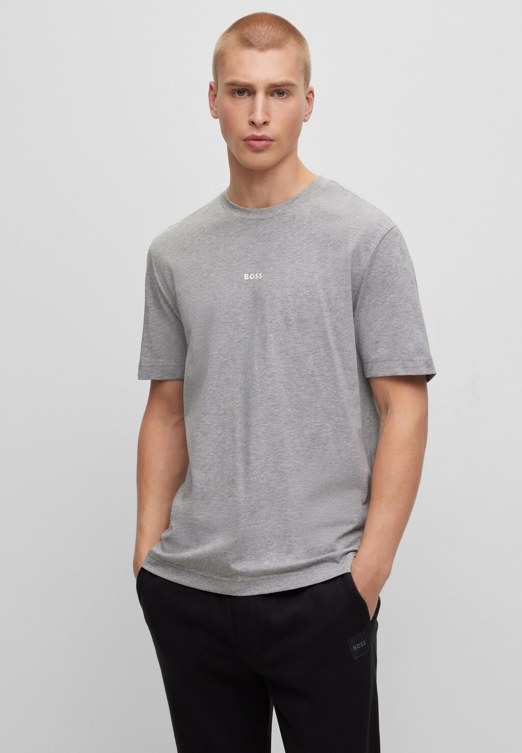 

Футболка базовая Tchup BOSS, цвет light grey