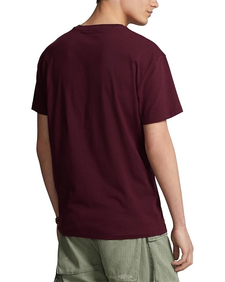 

Футболка Polo Ralph Lauren Classic Fit Logo Jersey T-Shirt, цвет Harvard Wine