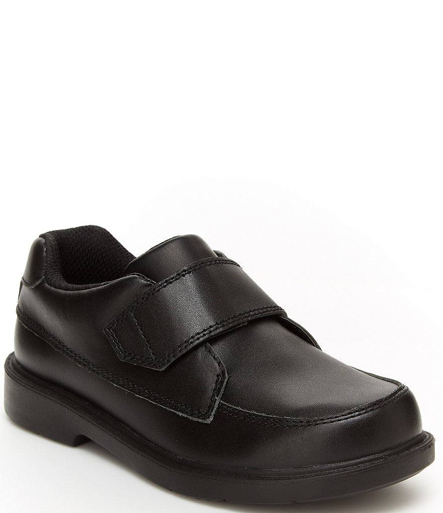 Кожаные туфли с альтернативной застежкой Stride Rite для мальчиков Laurence SR (для малышей), черный