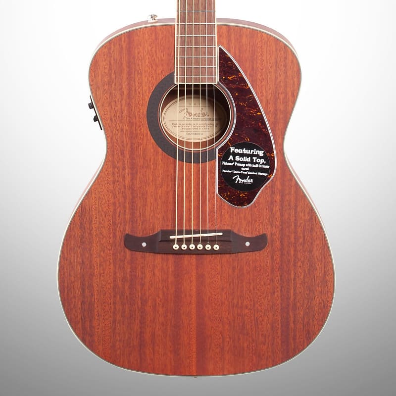 цена Акустическая гитара Fender Tim Armstrong Hellcat Acoustic-Electric Guitar, Natural