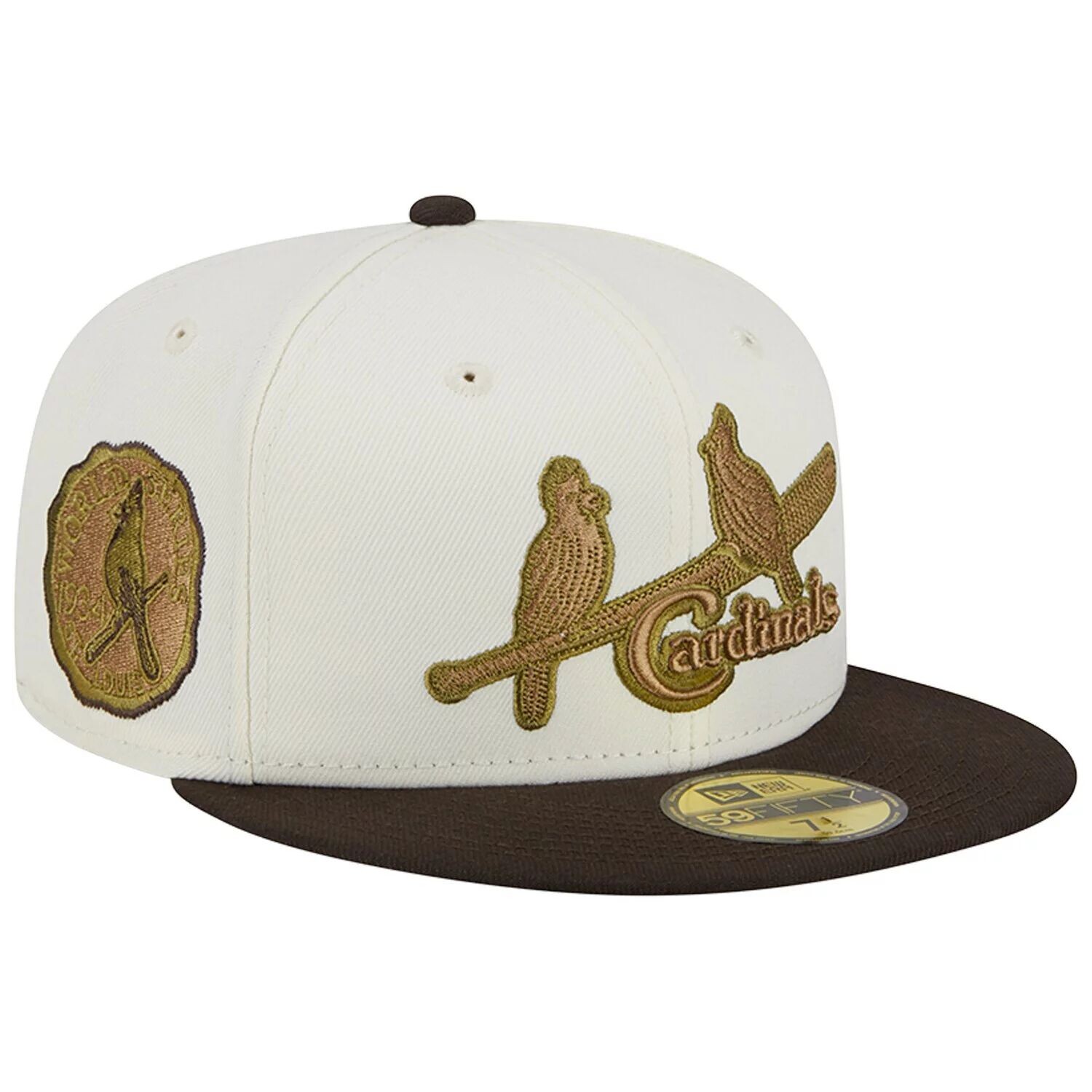 

Мужская приталенная шляпа New Era белого/коричневого цвета St. Louis Cardinals 1934 World Series 59FIFTY