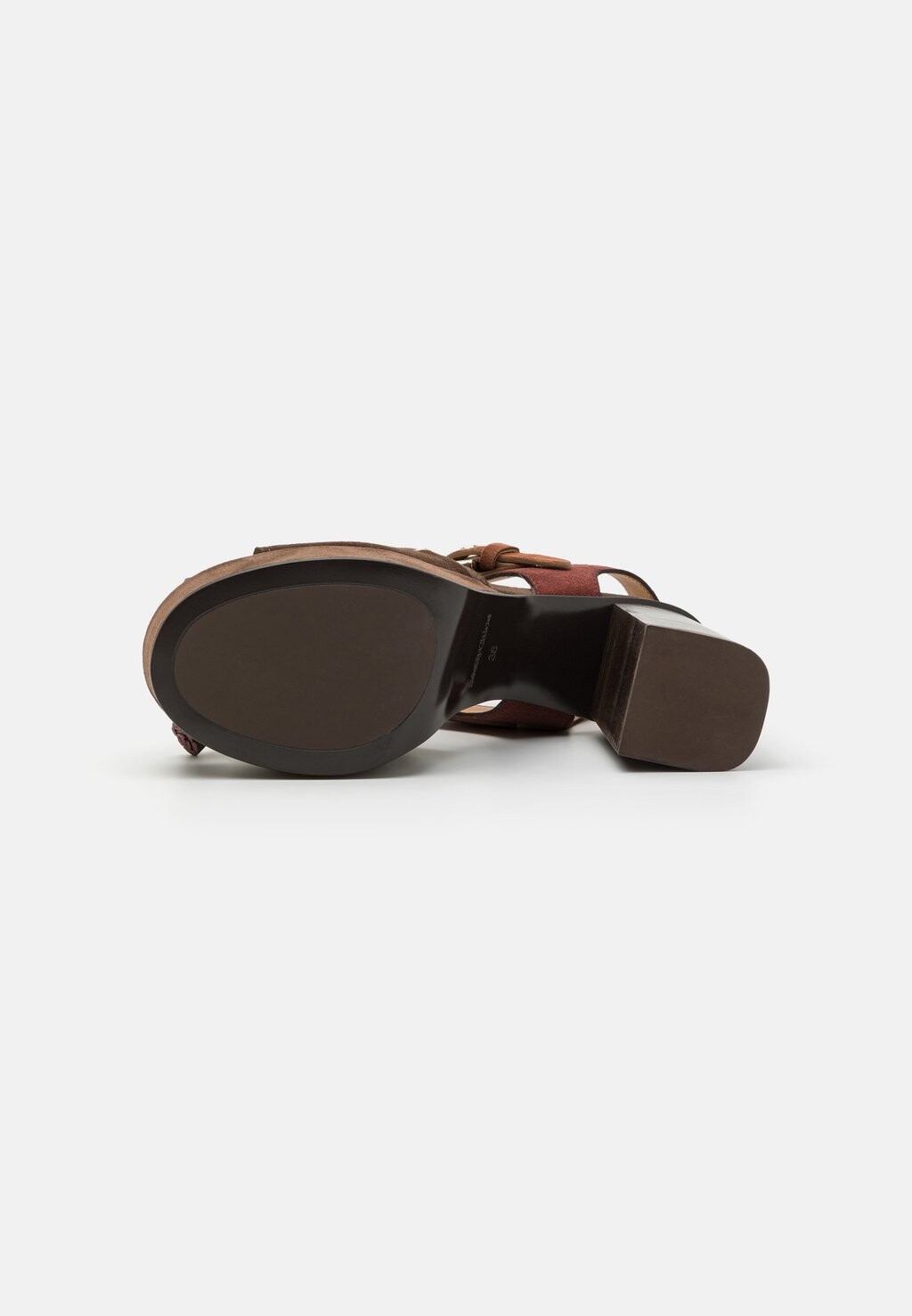 

Босоножки на платформе TASSEL PATCHWORK See by Chloé, темно-коричневый