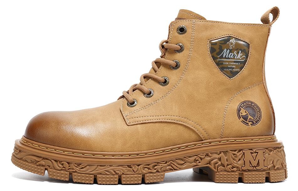 

Мужские ботинки Cahhrrn X Martin Boot Men Beige Fairwhale