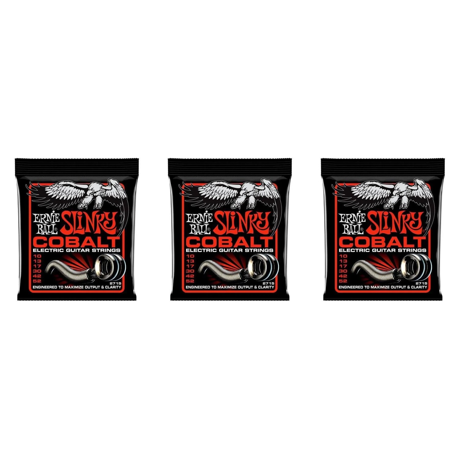 

Ernie Ball 2715 Skinny Top/Heavy Bottom Slinky Cobalt Электрогитарные струны — .010-.052 (3 шт.)