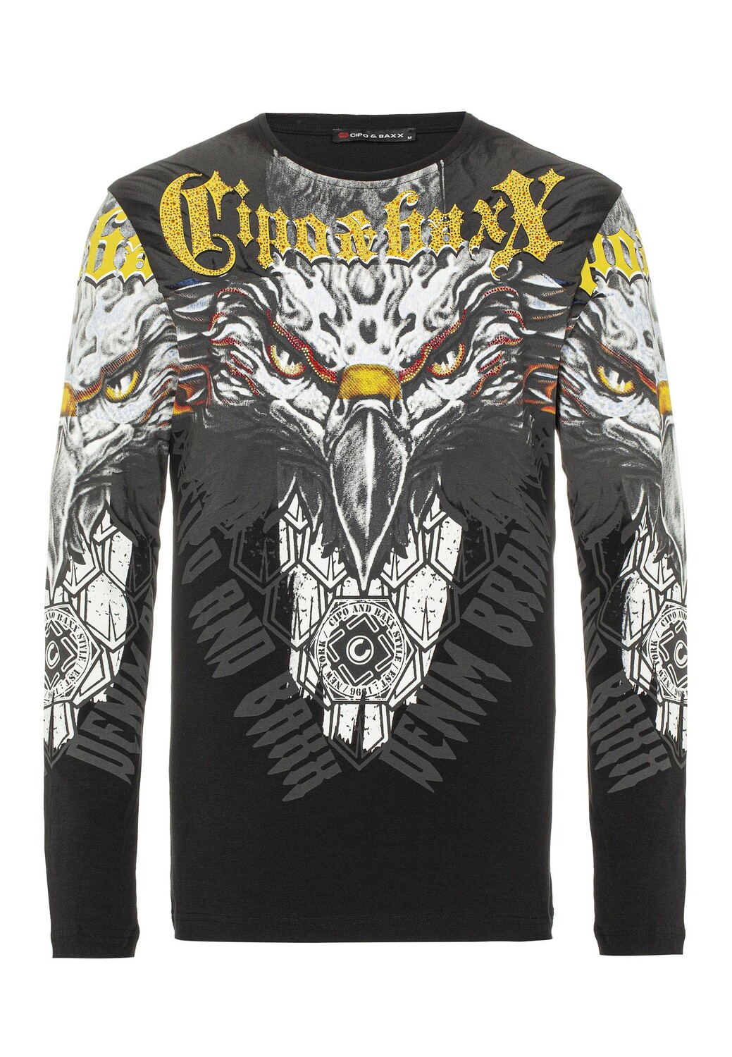 

Лонгслив Cipo & Baxx Langarmshirt, черный