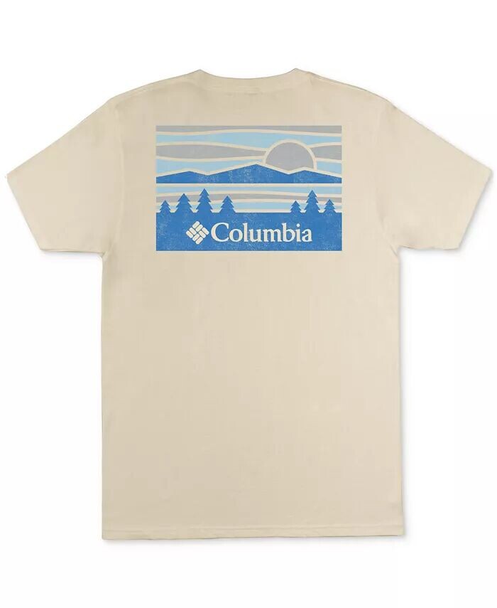 

Мужская футболка с пейзажным рисунком Columbia, белый